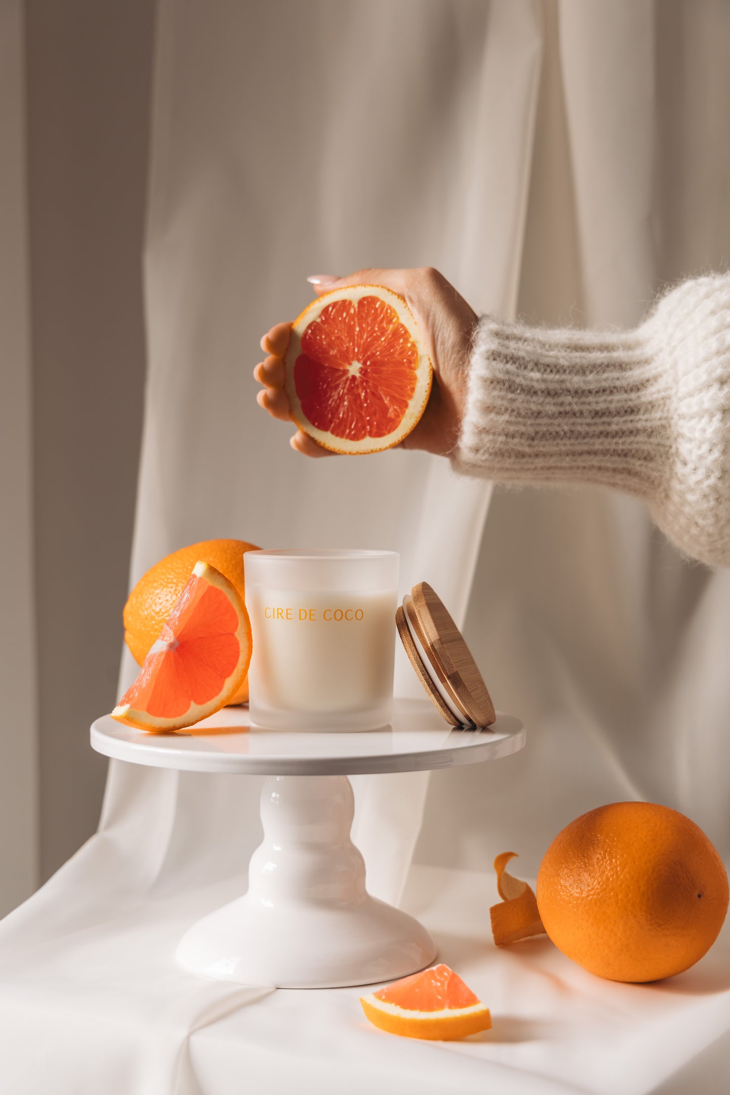 Orange Sanguine - Bougie classique