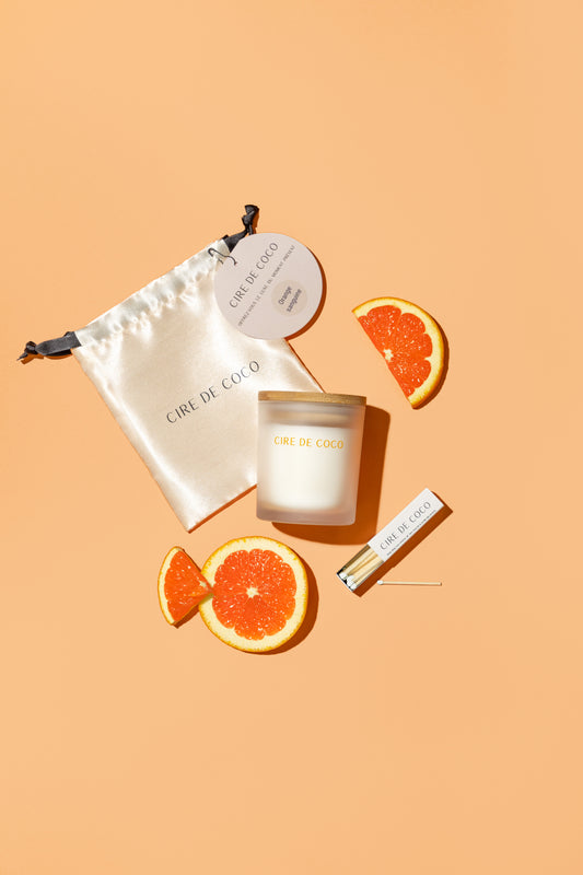 Orange Sanguine - Bougie classique